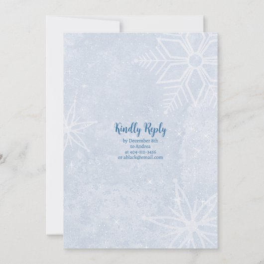 Notenkraker Ballet Kerstmis Feest Kaart (Achterkant)