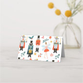 Notenkraker Ballet Kerstmis Party Modern Plaatskaartje (Achterkant)