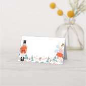 Notenkraker Ballet Kerstmis Party Modern Plaatskaartje (Voorkant)
