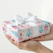 Notenkraker Ballet Kerstmis Pastel Inpakpapier