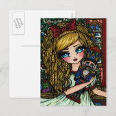 Notenkraker Ballet Meisje Kerstvakantie Briefkaart (Voorkant / Achterkant)