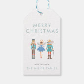 Notenkraker Ballet Minimaal Modern Cadeaulabel (Voorkant)