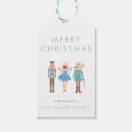 Notenkraker Ballet Minimaal Modern Cadeaulabel