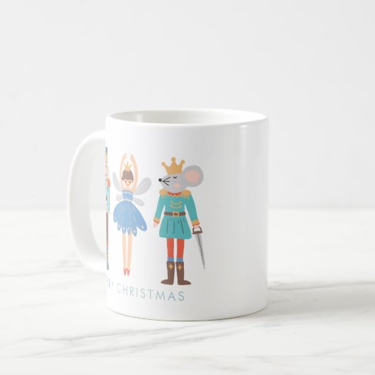 Notenkraker Ballet Minimaal Modern Koffiemok (Voorkant links)