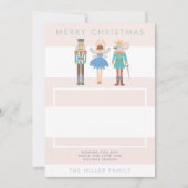 Notenkraker Ballet Minimale Moderne Foto Kerstmis Feestdagenkaart (Voorkant)