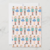 Notenkraker Ballet Minimale Moderne Foto Kerstmis Feestdagenkaart (Achterkant)