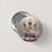 Notenkraker Ballet Mode-Arabische Dansers Ronde Button 3,2 Cm (Voorkant /achterkant)
