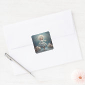 Notenkraker Ballet Mode-Herdersmeisje Vierkante Sticker (Envelop)