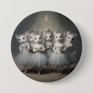 Notenkraker Ballet Mode-Muizen Ronde Button 7,6 Cm