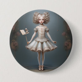 Notenkraker Ballet Mode-Pagina Dansers Ronde Button 7,6 Cm
