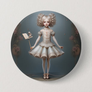 Notenkraker Ballet Mode-Pagina Dansers Ronde Button 7,6 Cm
