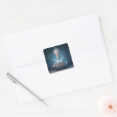 Notenkraker Ballet Mode-Sneeuwkoningin Vierkante Sticker (Envelop)