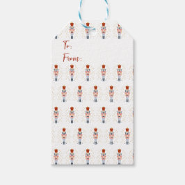 Notenkraker Ballet Muziek Feestelijke Vakantie Cadeaulabel