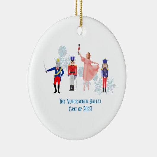 Notenkraker Ballet Notecards Keramisch Ornament (Rechts)