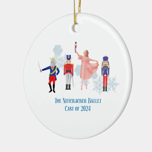 Notenkraker Ballet Notecards Keramisch Ornament (Links)