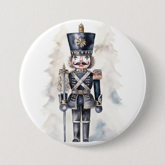 Notenkraker Ballet, Notenkraker Ronde Button 7,6 Cm (Voorkant)