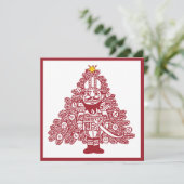 Notenkraker Ballet prestatie uitnodiging (Staand voorkant)