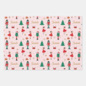 Notenkraker Ballet Roze Aangepaste Naam Kerstmis Inpakpapier Vel (Voorkant 3)
