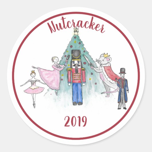 Notenkraker Ballet Sticker Clara Mouse King (Voorkant)