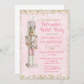 Notenkraker Ballet Verjaardag uitnodiging (Voorkant / Achterkant)