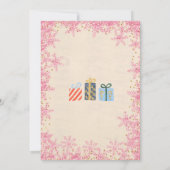 Notenkraker Ballet Verjaardag winter roze Kaart (Achterkant)