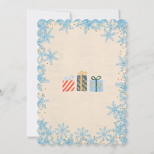 Notenkraker Ballet Verjaardag winteruitnodiging Kaart (Achterkant)