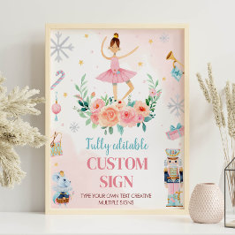 Notenkraker Ballet Verjaardagsfeestje Aangepast te Poster