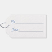 Notenkraker Ballet Vrolijk Kerstfeest Cadeaulabel (Achterkant Horizontaal)