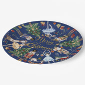 Notenkraker Ballet  Vrolijk Kerstfeest Papieren Bordje (Gekanteld)