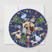 Notenkraker Ballet Vrolijk Kerstfoto Feestdagenkaart (Voorkant)