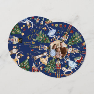 Notenkraker Ballet  Vrolijk Kerstfoto Feestdagenkaart