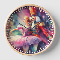 Notenkraker Ballet Waterverf Kerstballerina