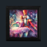 Notenkraker Ballet Waterverf Kerstballerina Cadeaudoosje<br><div class="desc">De Notenkraker Ballet Waterverf Christmas Ballerina Festive Holiday Gift Box is voorzien van een traditioneel kerstballet met een ballerina en notenkraker. Perfect voor kerstcadeaus,  kerstgunsten,  feestdagen en meer. Creëer door Evco Studio www.zazzle.com/store/evcostudio</div>