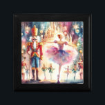 Notenkraker Ballet Waterverf Kerstballerina Cadeaudoosje<br><div class="desc">De Notenkraker Ballet Waterverf Christmas Ballerina Festive Holiday Gift Box is voorzien van een traditioneel kerstballet met een ballerina en notenkraker. Perfect voor kerstcadeaus,  kerstcadeaus en meer. Creëer door Evco Studio www.zazzle.com/store/evcostudio</div>
