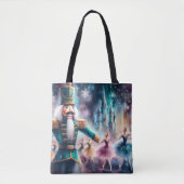 Notenkraker Ballet Waterverf Kerstballerina Tote Bag (Voorkant)