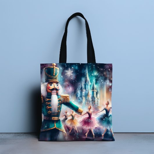 Notenkraker Ballet Waterverf Kerstballerina Tote Bag