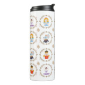 Notenkraker balletpersonages met naam thermosbeker (Gedraaid links)