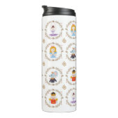 Notenkraker balletpersonages met naam thermosbeker (Geroteerd rechts)