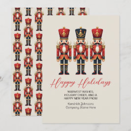 Notenkraker Bedrijf Gelukkige Vakantiekaarten Feestdagenkaart