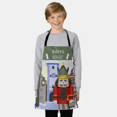 Notenkraker, Beierse Duitse gepersonaliseerde groe Schort (Gedragen)