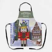 Notenkraker, Beierse Duitse gepersonaliseerde groe Schort (Voorkant)