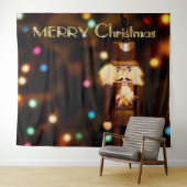 Notenkraker Bokeh Kerst Foto Booth Achtergrond Wandkleed (In Situ (horizontaal))