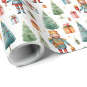 Notenkraker Cadeaus & kerstgroen Cadeaupapier (Rol Hoek)