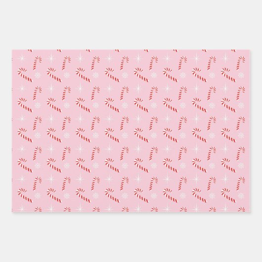 Notenkraker Candycane Ballet Kerstmis Inpakpapier Vel (Voorkant 2)