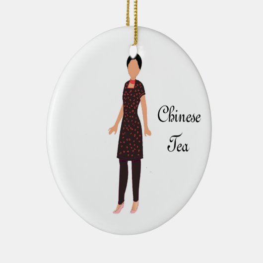 Notenkraker Chinese Tea Keepsake Ornament (Rechts)