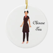 Notenkraker Chinese Tea Keepsake Ornament (Voorkant)