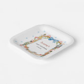 Notenkraker Christmas Baby shower Papieren Bordje (Gebogen)