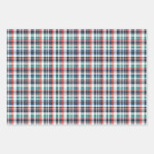 Notenkraker Christmas Greenery & Plaid Inpakpapier Vel (Voorkant 3)