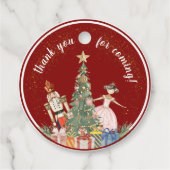 Notenkraker Christmas Party Baby shower Bedankjes Labels (Achterkant)