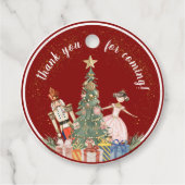 Notenkraker Christmas Party Baby shower Bedankjes Labels (Voorkant)